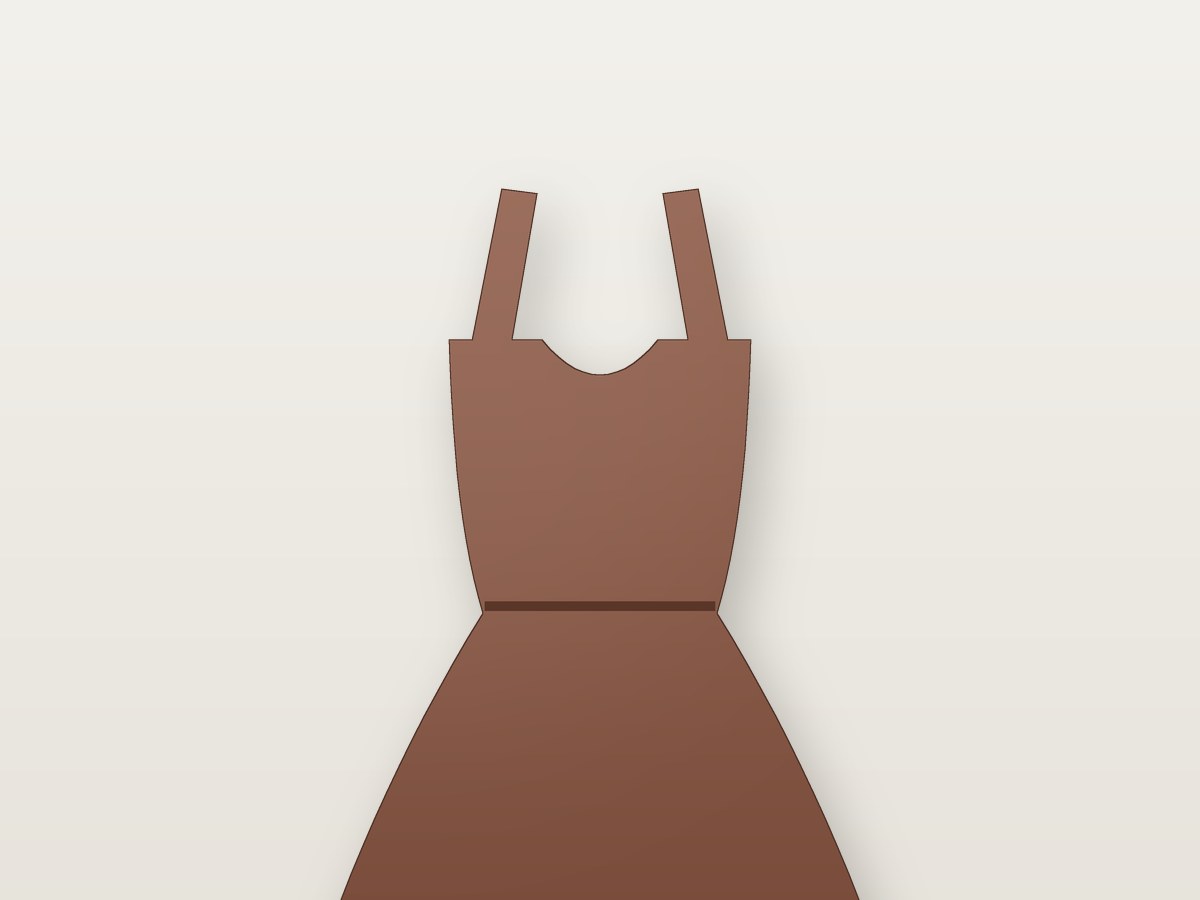 Vestido 100 % seda · corte A